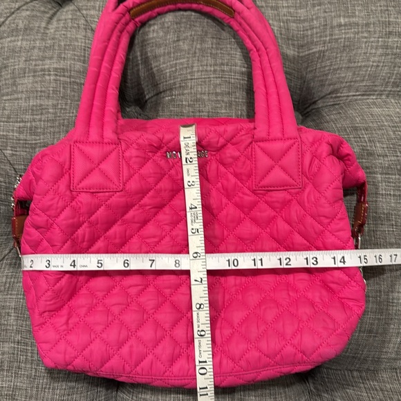 MZ Wallace Bag Pink Quilted Women's Tote Bag Set - Picture 17 of 17